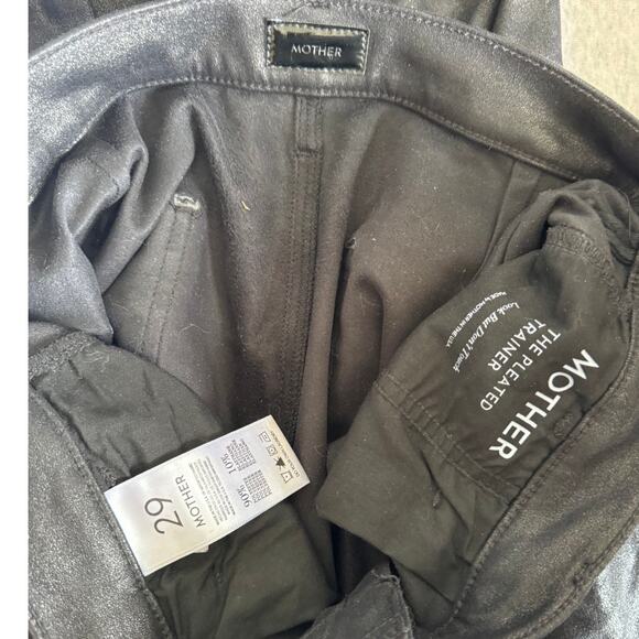 MOTHER The Pleated Trainer Pan in Look But Don't Touch Size 29 - Picture 4 of 4